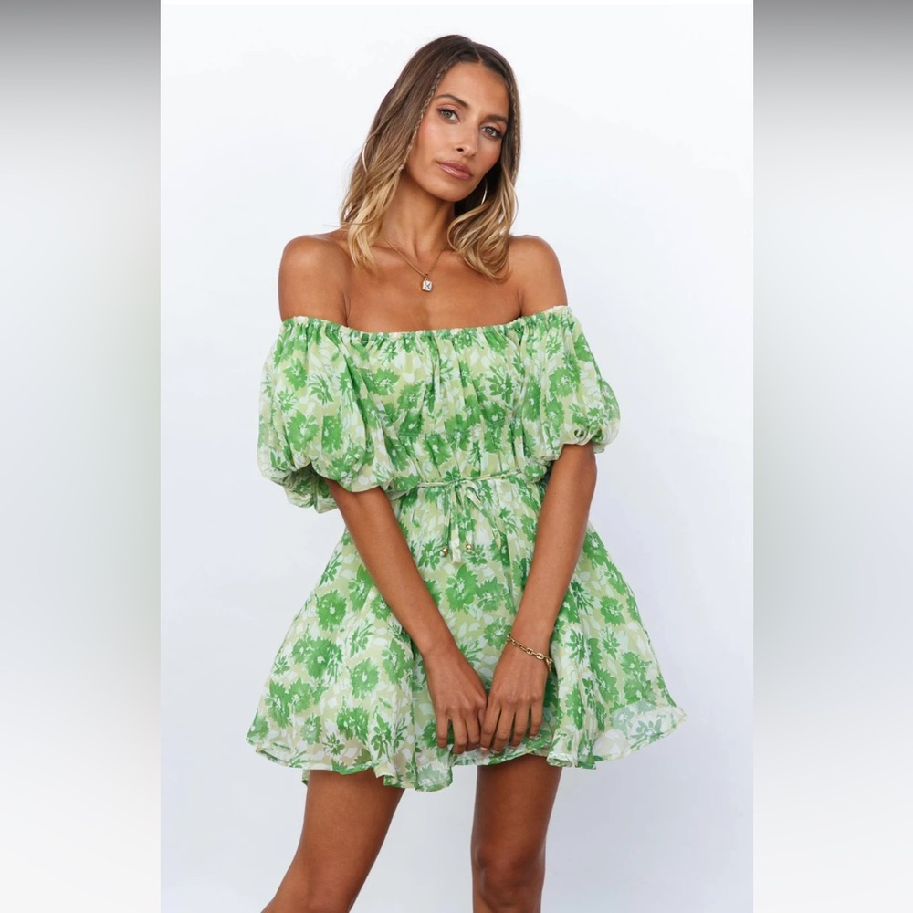 Hello Molly Challenge Your Faith - Green Dress